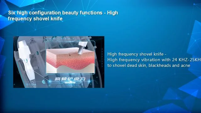 Latest 7 in 1 Hydro Facial Machine Aqua Peel Oxygen Spray Skin Management System Smart Ice Blue Beauty Device