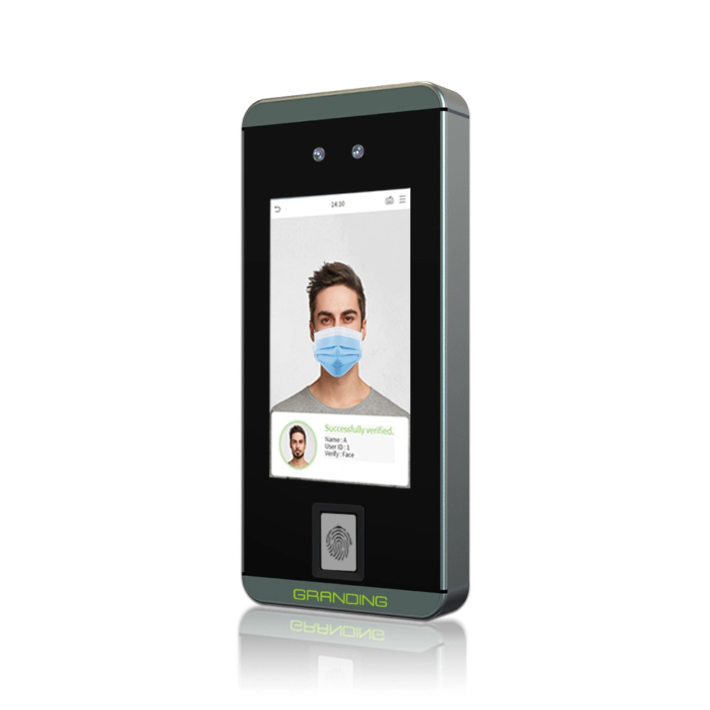OEM Visible Light Facial Recognition Access Control Terminal with Fingerprint and Card