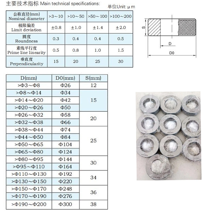 Flat Nozzle Pneumatic Inner Diameter Measure Head and Master