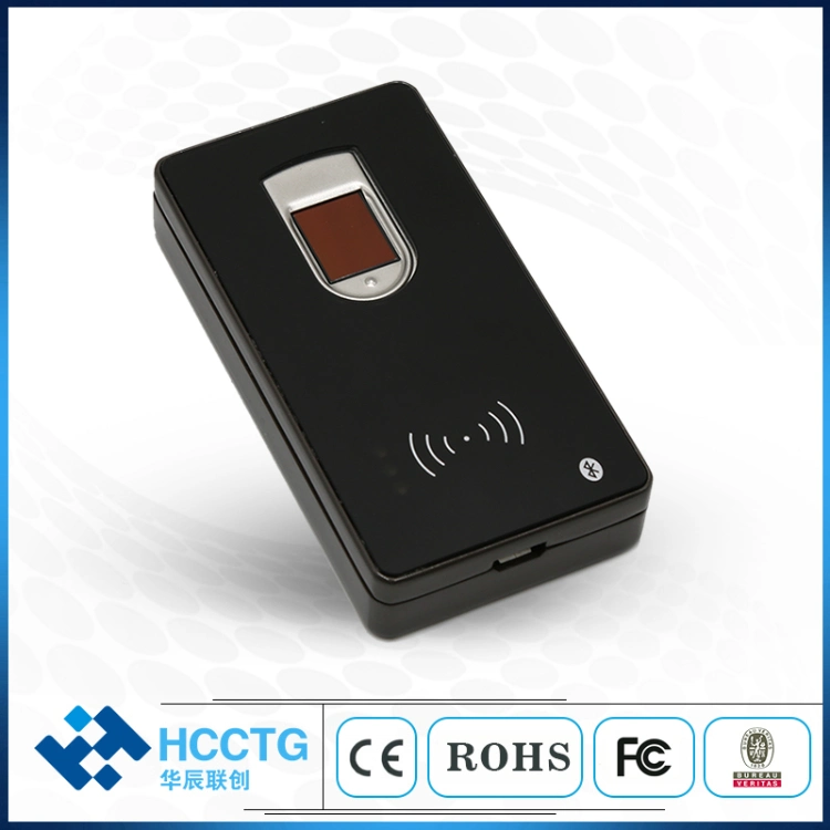 Windows Android Ios Bluetooth Biometric Fingerprint Scanner 13.56MHz NFC Card Reader (HBRT-1011)