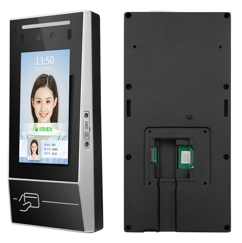 Wireless 4G Biometric 5 Inch Touchscreen Face Recognition Access Control with IC/ID Reader