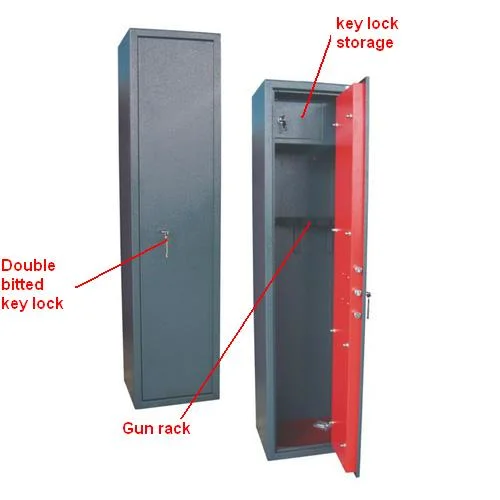 Cheap Price Mechanical Key Lock Gun Safe for Hunting