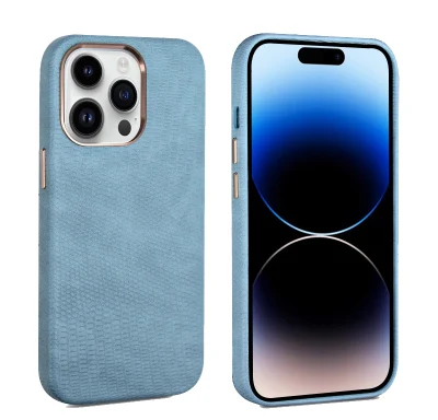 Для iPhone15 iPhone14 Магнитный водонепроницаемый кожаный футляр Crazy Horse