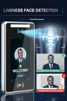 7-дюймовый QR Code Face Recognition идентификация лица пульт дистанционного управления контроля доступа БЕЗОПАСНОСТЬ ДВЕРЕЙ