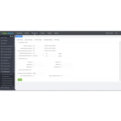 Biotime8.0 веб-программное обеспечение управления посещаемостью с дистанционным управлением посещаемостью И функция расчета заработной платы (UTime Master)