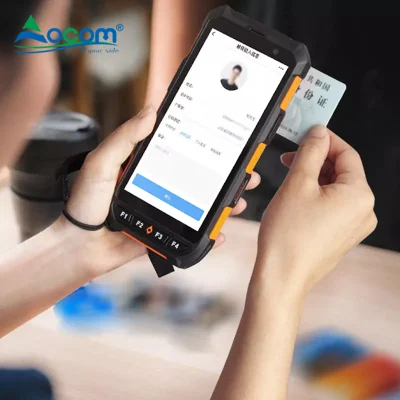 Водонепроницаемый портативный мобильный телефон 4G Терминал RFID NFC 1d 2D Сканер QR-кода Barcoder прочный Android PDA с WiFi