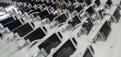 Дверца доступа к безопасности Face Recognition температура тела ЖК-экран для дезинфицирующие-водоочиститель