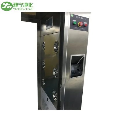 Yaning Air Shower Automatic Door с распознаванием лица и отпечатком пальца Система опознавания системы защиты входа