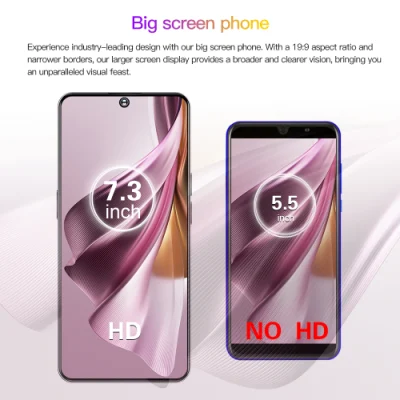 Индивидуальный телефон Reno10 с функцией распознавания лиц Dual SIM Android Smart Телефон