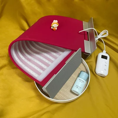 Заводская светодиодная ФДТ Био-Лайт Терапия Маска Айн Лечение 7 Colors Red Light Therapy Facial Caring Machine for Face Body (Красная светотерапия: Уход за Тип сложенного документа