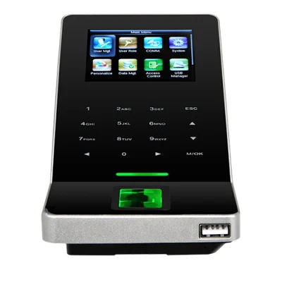 Сетевой интерфейс по протоколу TCP/IP или RS485 WiFi биометрический считыватель отпечатков пальцев время посещаемости Терминал контроля доступа