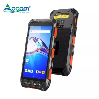 Водонепроницаемый портативный мобильный телефон 4G Терминал RFID NFC 1d 2D Сканер QR-кода Barcoder прочный Android PDA с WiFi