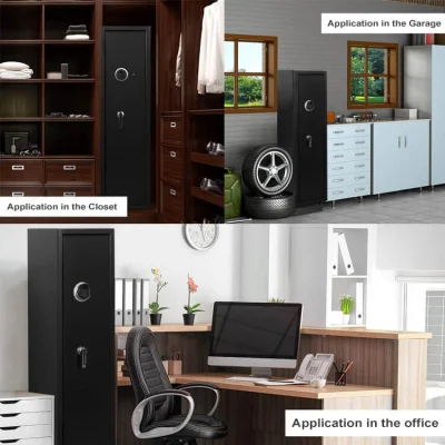 Tucen Home Скрытый шкаф с пистолетом Безопасный стрелковый хранение Коробка