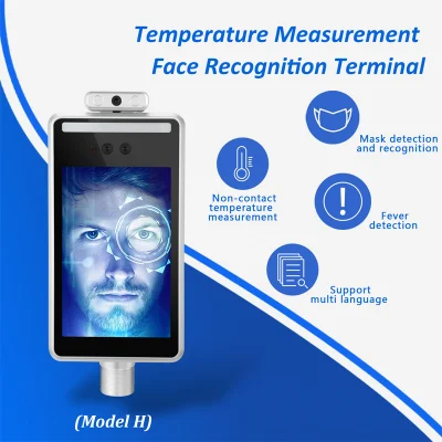Smart Face Recognition доступ Терминал сканирования и распознавания кузова машины для измерения температуры