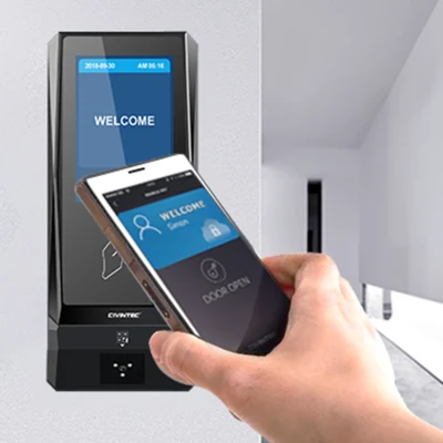 QR-код считывателя карт BLE TCP IP PoE Wiegand RFID Устройство управления доступом к двери со штрих-кодом