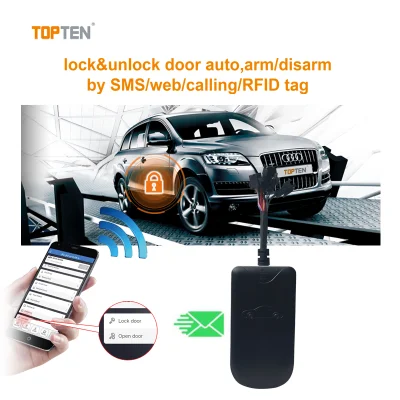 Время считывания GPS-устройства отслеживания с RFID-отслеживанием по SMS МОБИЛЬНОЕ ПРИЛОЖЕНИЕ (TN)