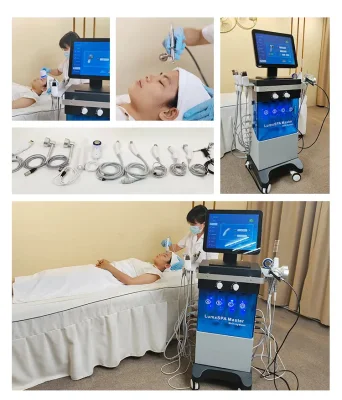 11 EN 1 Hydra Hydro Facial Skin PRO Hydradermabrasion Machine Аппарат для красоты кожи Jet Peel Cacne Treatment