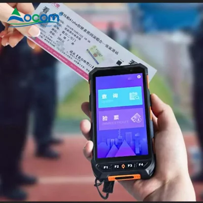 Водонепроницаемый портативный мобильный телефон 4G Терминал RFID NFC 1d 2D Сканер QR-кода Barcoder прочный Android PDA с WiFi