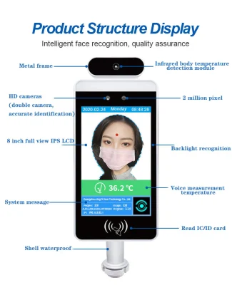 High Definition биометрических устройств Face Recognition терминала для идентификации лица участников системы для управления