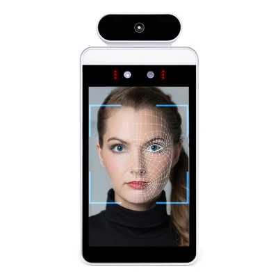 Тело человека измерение температуры датчика вертикального Face Recognition интеллектуальный контроль доступа