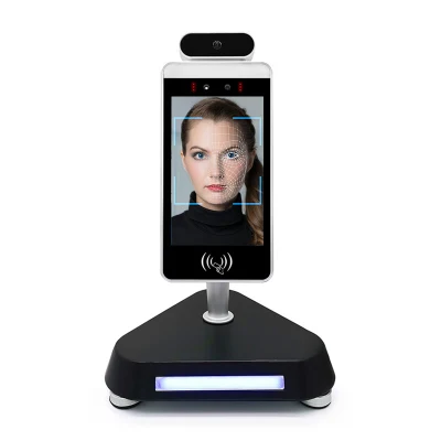 Тело человека измерение температуры датчика вертикального Face Recognition интеллектуальный контроль доступа