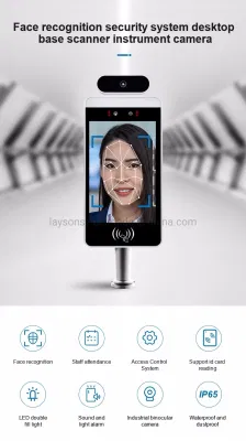 Face Recognition Системы контроля доступа с помощью измерения температуры и обнаружения и распознавания камеры, биометрические время посещаемость терминал