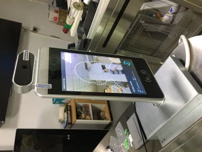 Дверца доступа к безопасности Face Recognition температура тела ЖК-экран для дезинфицирующие-водоочиститель