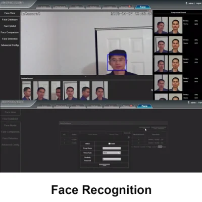 4K 36CH Face Recognition сетевой видеорегистратор 4 дисков SATA по стандарту ONVIF