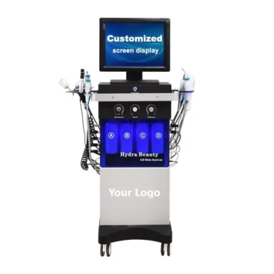 Новая прилетная RF BIO Facial подъем Hydro Facial машина высокая Частотная обработка Acne уход за кожей Многофункциональные гидрогенные дермабразии Facial машины