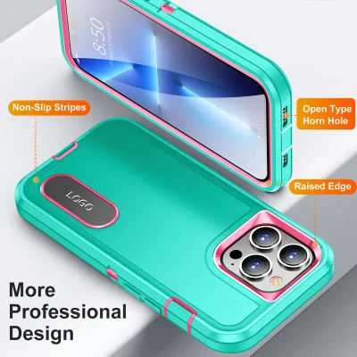 Для iPhone 14 Новый защитный трехместный защитный защитный чехол для телефона