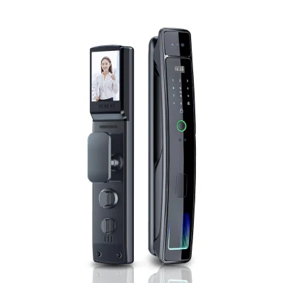 Оптовая цена 3D Распознавание лица Smart Door Lock с Домозвонок Внешняя WiFi Fingerprint Камера