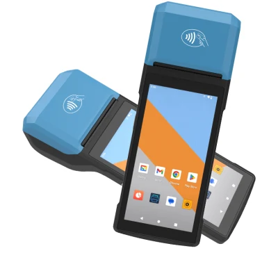 Портативный POS-терминал с функцией распознавания отпечатков пальцев Smart Fingerprint Recognition с термочеком Система POS принтера S81