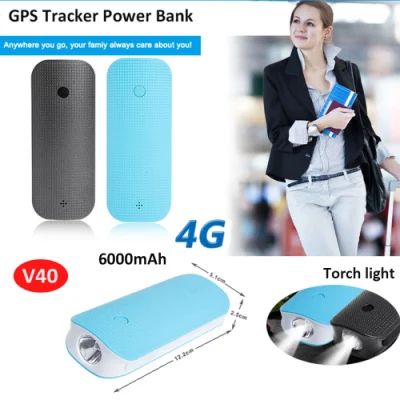 Новый разработанный модуль питания GPS с длительным временем ожидания 4G 6000 мА/ч. Устройство отслеживания GPS Spy в реальном времени V40