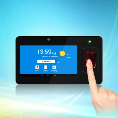 Android System Fingerprint Time Attendance Device с функцией SMS