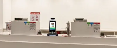 8-дюймовый Face Recognition камера с тепловой обработки изображений измерение температуры Face Recognition термометр для школы/Управление