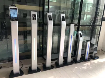 Face Recognition многоязыковой Динамический температурный распознавания сканеры с инфракрасной тепловой обработки изображений IP-камера для системы контроля доступа