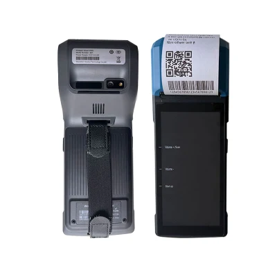 Карманный Android 13 Biometric time Attendance Android POS-устройство с. RFID считыватель NFC сканер отпечатков пальцев POS-машина S81