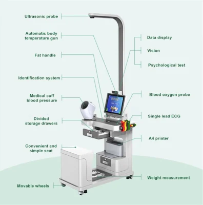 Sh-T15 здоровья Checkup киоск самообслуживания с помощью артериального давления проверка работоспособности