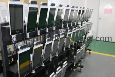 IP 65 новый 8-дюймовый распознавания цифровой ЖК-дисплей с органом для определения температуры системы контроля доступа