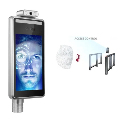 Smart Face Recognition доступ Терминал сканирования и распознавания кузова машины для измерения температуры