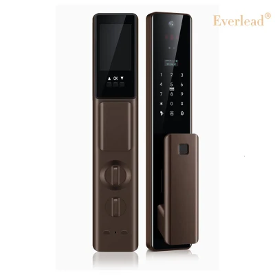 Оптовая торговля Tuya APP WiFi/ TT Lock Luxury Fast-Open Automactic Biometric Идентификация лица отпечаток Пароль Карта доступа без ключа Smart Digital Security Lock