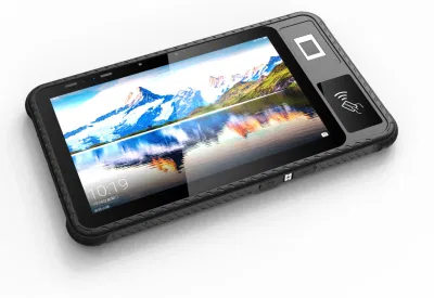  8-дюймовый 1280X800 IPS экран 4G LTE Mtk6771 четырехъядерного процессора считыватель отпечатков пальцев и прочных Water-Proof IP67 Android9.0 планшетного ПК с 4 ГБ 64ГБ/SIM-карты/NFC/Bluetooth планшетный ПК