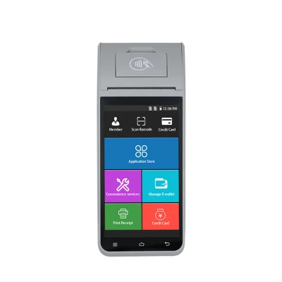 Android билет на автобус NFC POS терминала машины при идентификации отпечатков пальцев
