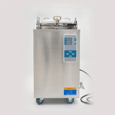 Моя-T018 35-100L с другой стороны из нержавеющей стали круглыми автоматический Вертикальный паровой стерилизатор