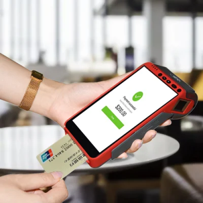 EMV карт PCI Android7.0 POS портативного устройства с помощью сканера штрих-кода принтер устройство считывания отпечатков пальцев свободно Sdk (HCC-Z100)