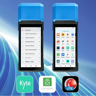 Портативный POS-терминал с функцией распознавания отпечатков пальцев Smart Fingerprint Recognition с термочеком Система POS принтера S81