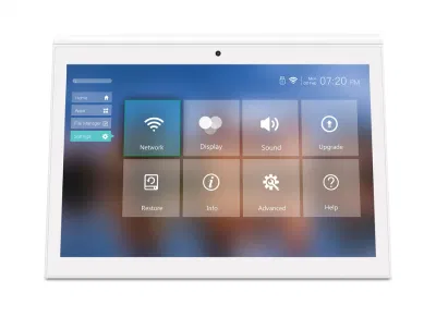 10.1-дюймовый HD Dual Display Face Recognition RJ45 Ethernet Digital Signage Android 8.1 планшетный ПК