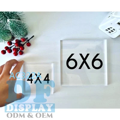 Custom акриловые подставки код QR Код QR сканер WiFi пароль входа сканирования QR Код акриловый дизайн логотипа блока цилиндров