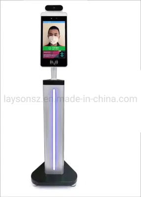 8&quot; Face Recognition System биометрических время присутствия двери турникет ворот контроль доступа распознавания терминал с Temperacture термометр для обнаружения