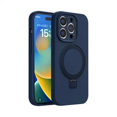  Для iPhone 13 14 15 силиконового герметика магнитных невидимый Подставка телефона случае